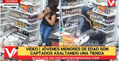 VIDEO | Jóvenes menores de edad son captados asaltando una tienda de conveniencia en Tecámac
