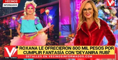 Roxana Castellanos confiesa que le ofrecieron 800 mil pesos por cumplir fantasía con 'Deyanira Rubí'