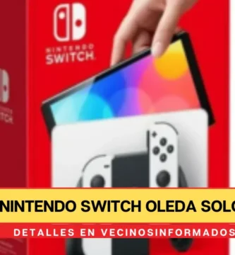 Bodega Aurrera: Nintendo Switch OLED Blanco Pagando con BBVA a solo $4634