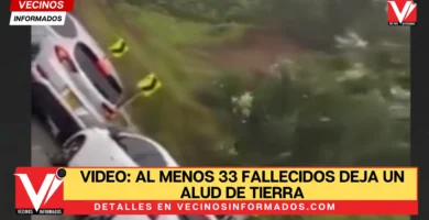Al menos 33 fallecidos deja un alud de tierra en noroeste de Colombia