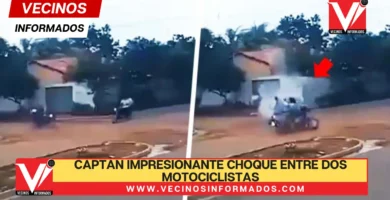 Captan impresionante choque entre dos motociclistas; ¿quién tuvo la culpa? |VIDEO