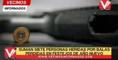 Suman siete personas heridas por balas perdidas en festejos de Año Nuevo en Culiacán