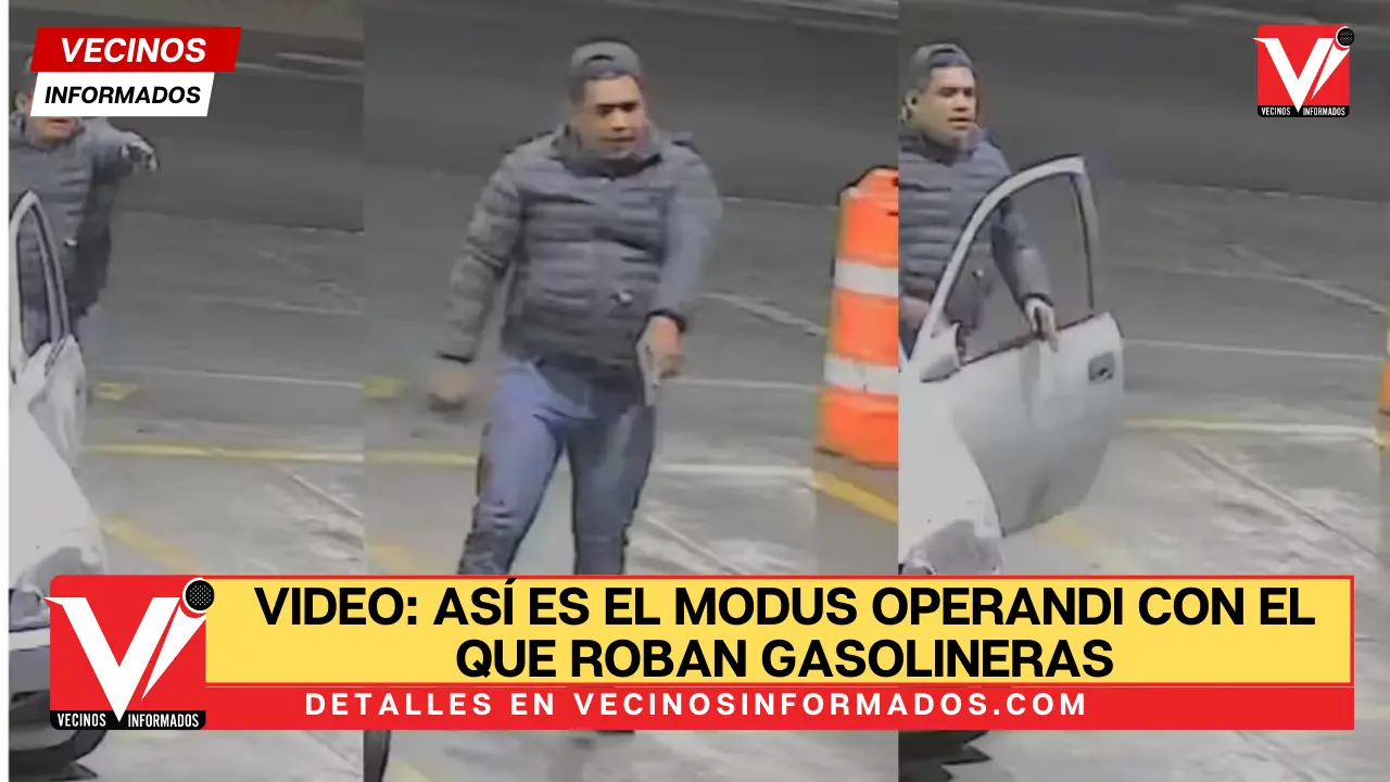 Así Es El Modus Operandi Con El Que Roban Gasolineras En Solo Unos Segundos Video Vecinos 2277