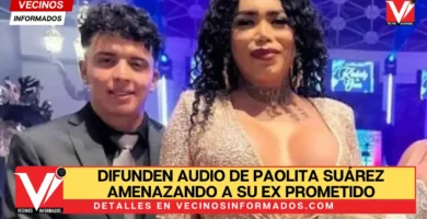 Difunden audio de Paolita Suárez amenazando a su ex prometido