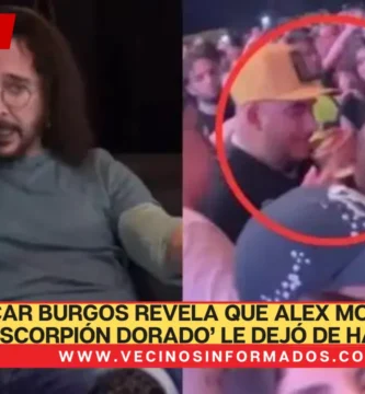 VIDEO: Óscar Burgos revela que Alex Montiel ‘El Escorpión Dorado’ le dejó de hablar y lo bloqueó por exponer su infidelidad