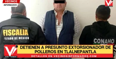 Detienen a presunto extorsionador de polleros en Tlalnepantla