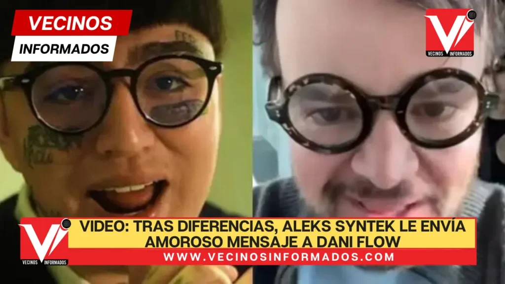 VIDEO: Tras diferencias, Aleks Syntek le envía amoroso mensaje a Dani Flow