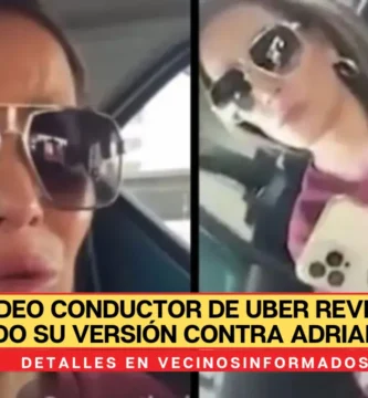 VIDEO Conductor de UBER revela video dando su versión contra Adriana Fonseca