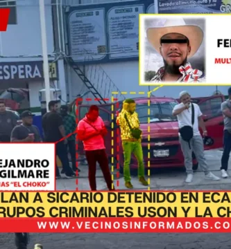 Vinculan a sicario detenido en Ecatepec con grupos criminales Uson y La Chokiza