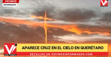 Aparece Cruz en el cielo en Querétaro