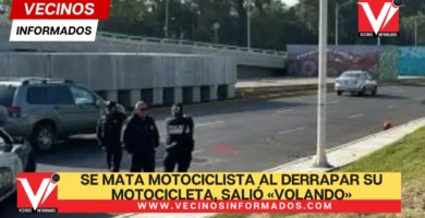 Se mata motociclista al derrapar su motocicleta, salió «volando»