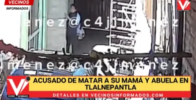Hombre acusado de matar a su mamá y abuela en Tlalnepantla, sale muy tranquilo de su casa