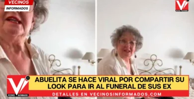 VIDEO Abuelita se hace viral por compartir su look para ir al funeral de sus ex
