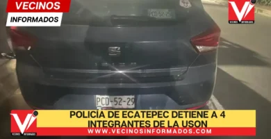 Policía de Ecatepec detiene a 4 integrantes de la Uson por intento de asesinato