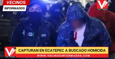Capturan en Ecatepec a buscado homicida; asesinó a una mujer y 2 hombres.