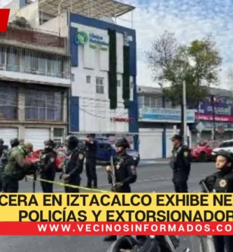 Balacera en Iztacalco exhibe nexos entre policías y extorsionadores