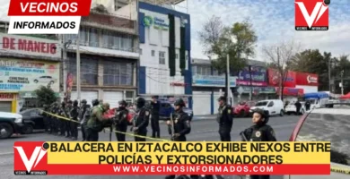 Balacera en Iztacalco exhibe nexos entre policías y extorsionadores