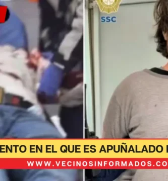 VIDEO: Momento exacto en el que un venezolano es apuñalado en el AICM