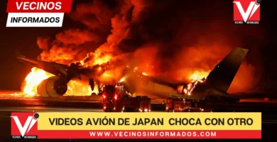Avión de Japan Airlines se incendia en Tokio tras chocar con otro; hay cinco muertos