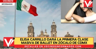 Elisa Carrillo dará la primera clase masiva de ballet en Zócalo de CdMx