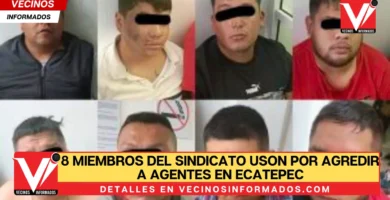 Detienen a 8 miembros del sindicato Uson por agredir a agentes que realizaban un operativo en Ecatepec