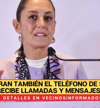 Filtran también el teléfono de Sheinbaum; recibe llamadas y mensajes de odio