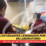 Seis estudiantes lesionados por explosión en laboratorio de la Universidad Tecnológica de Tecámac