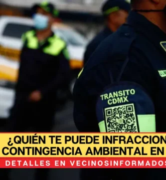 ¿Quién te puede infraccionar en Contingencia Ambiental en CDMX y qué policías no te pueden multar?