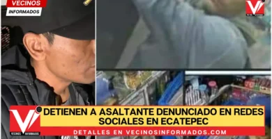 Detienen a asaltante denunciado en redes sociales en Ecatepec