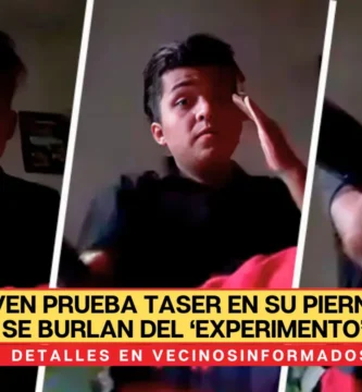 Joven prueba taser en su pierna y redes se burlan del ‘experimento’ |VIDEO