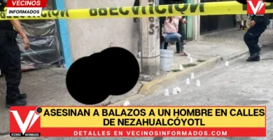 Asesinan a balazos a un hombre en calles de Nezahualcóyotl