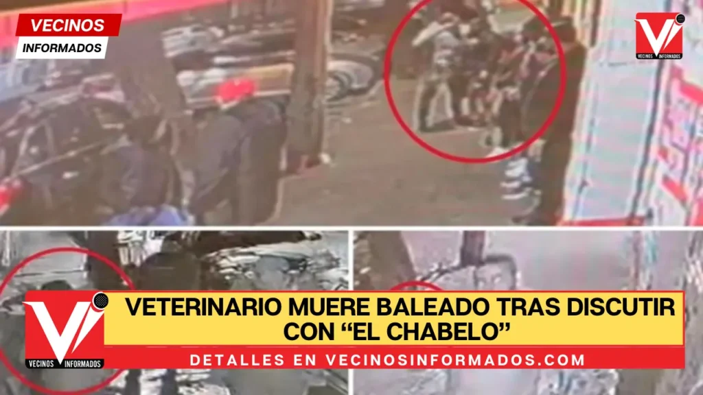 VIDEO | Veterinario muere baleado tras discutir con “El Chabelo” en Santa María la Ribera; si lo ubica denúncie