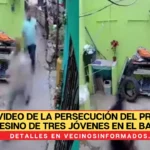 Filtran VIDEO de la persecución del presunto asesino de tres jóvenes en el bar Hope 52 en Tabasco