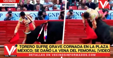 Torero sufre grave cornada en la Plaza México; se dañó la vena del femoral |VIDEO