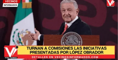 Turnan a comisiones las iniciativas presentadas por López Obrador