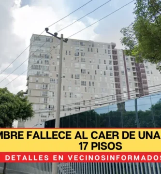 Hombre fallece al caer de una altura de 17 pisos