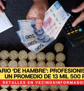 Salario ‘de hambre’: profesionistas ganan un promedio de 13 mil 500 pesos