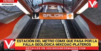 Estación del Metro CDMX que pasa por la falla geológica Mixcoac-Plateros