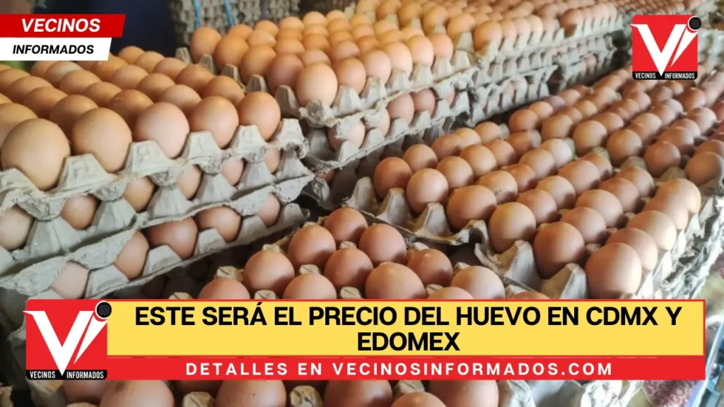 ¿Antojo de huevito a la mexicana? Este será el precio del huevo en CDMX y Edomex