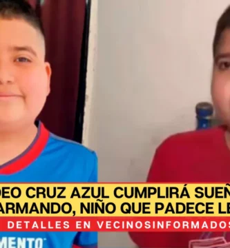 VIDEO Cruz Azul cumplirá sueño de José Armando, niño que padece leucemia y que decidió dejar las quimioterapias