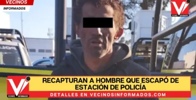 Recapturan a hombre que escapó de estación de policía en Monterrey