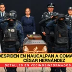 DESPIDEN EN NAUCALPAN A COMANDANTE CÉSAR HERNÁNDEZ, FALLECIÓ EN CUMPLIMIENTO DEL DEBER