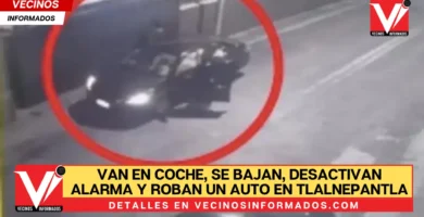Video: ¡Así de fácil! Van en coche, se bajan, desactivan alarma y roban un auto en Tlalne