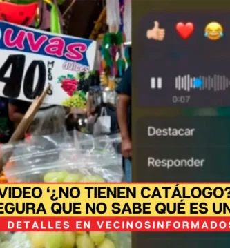 VIDEO ‘¿no tienen catálogo?’ Joven asegura que no sabe qué es un mercado