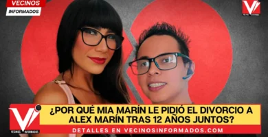 ¿Por qué Mia Marín le pidió el divorcio a Alex Marín tras 12 años juntos?