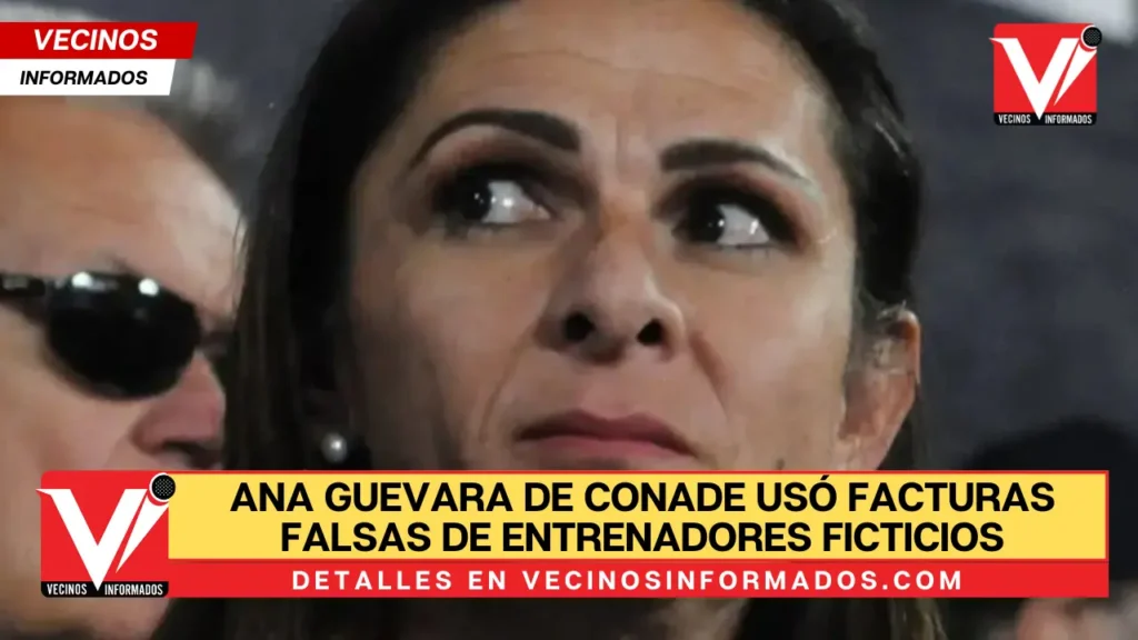 Ana Guevara de Conade usó facturas falsas de entrenadores ficticios