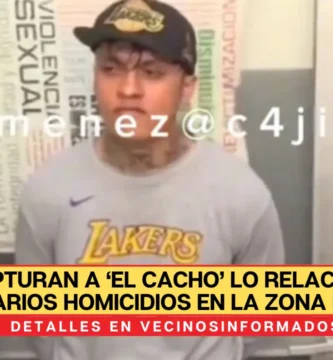 Capturan a ‘El Cacho’ lo relacionan con varios homicidios en la zona de Tepito