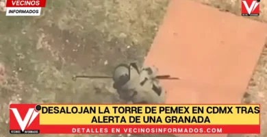 Desalojan la Torre de Pemex en CDMX tras alerta de una granada