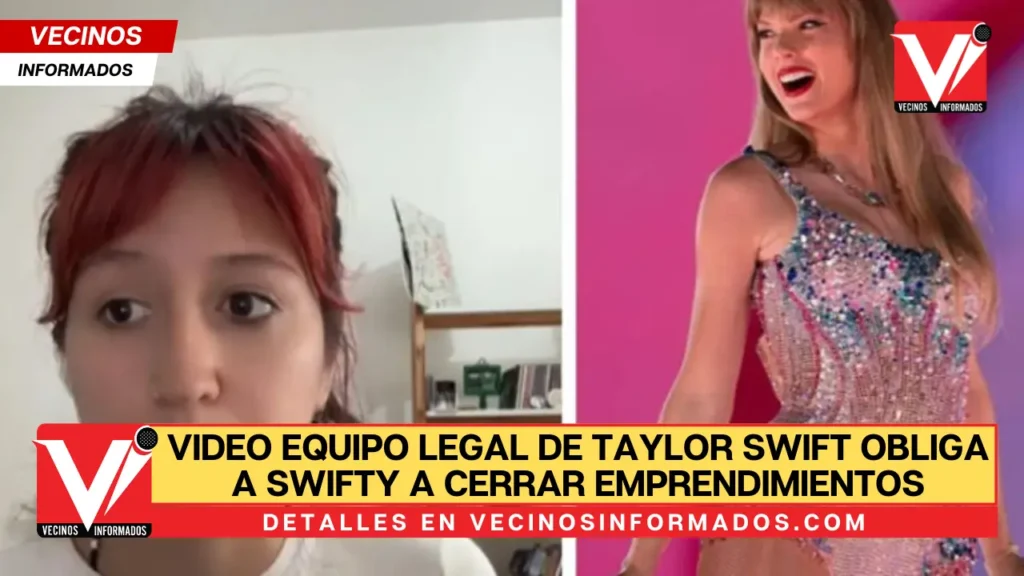 VIDEO Equipo legal de Taylor Swift obliga a swifty a cerrar emprendimientos por uso de imagen