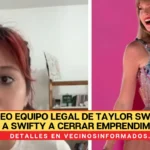 VIDEO Equipo legal de Taylor Swift obliga a swifty a cerrar emprendimientos por uso de imagen